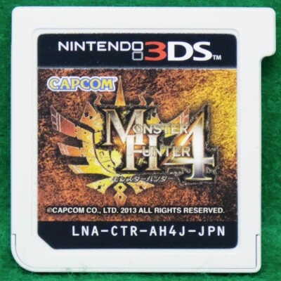 Monster Hunter 4 Nintendo 3DS Capcom Vintage Japanese Games From Japan F/S - Image 1 of 2