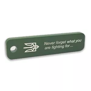 Unique Brutal Mini Keychain, Crafted in Ukraine from Recycled Material - Picture 1 of 5