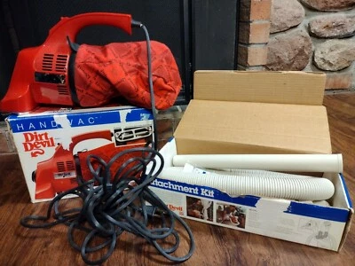 Vintage Royal Dirt Devil Hand Vac Vacuum Model 103 Vacuum Red Made In USA Works - Image 1 of 4