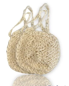 Natural Organic Handmade Sisal Loofah Shower (2 Pack) Luffa ليفة حمام عربية🧽 - Picture 1 of 2