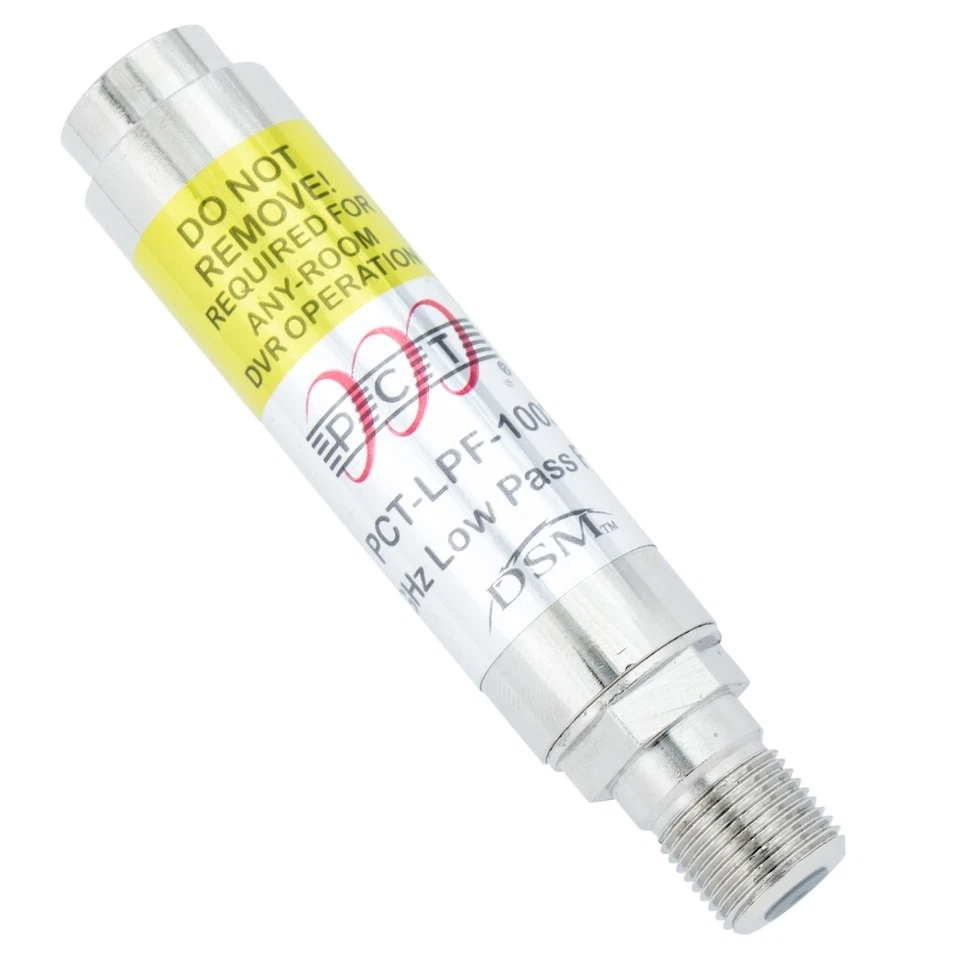 PCT-LPF-1002 Low Pass MoCA Filter for Ethernet to Coax with Surge Protection NEW - Image 1 of 1