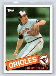 1985 Topps #469 Sammy Stewart Near mint or better