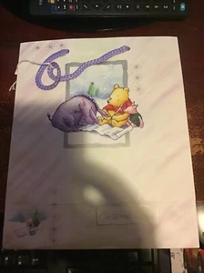 DISNEY POOH CHRISTMAS WISHES  SMALL GIFT  BAG BIRTHDAY PRESENTS - Picture 1 of 1