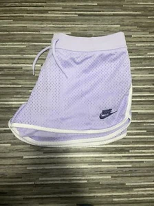 Pantaloncini donna donna Nike lilla/viola taglia grande sport fitness corsa pantaloncini - Foto 1 di 12