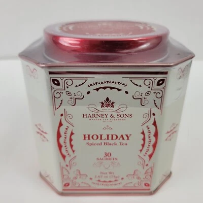 Té negro especiado Harney & Sons Holiday (30 sobres) en lata Foto 1 de 4