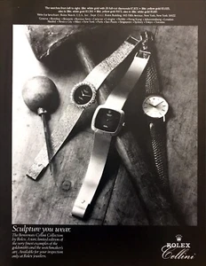 Reloj Rolex Cellini 1978 edición limitada oro blanco y amarillo 3 fotos impresas anuncio - Imagen 1 de 1