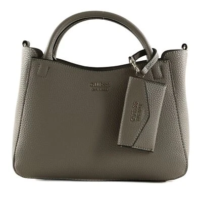 GUESS Brenton Girlfriend Satchel S Umhängetasche Tasche Dark Taupe taupe Neu - Bild 1 von 4