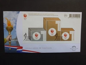 NETHERLANDS 2016 RIO OLYMPIC GAMES MINI SHEET FDC - Picture 1 of 1