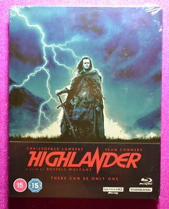 New & Sealed 4K Highlander 4K Steelbook Blu-ray - Picture 1 of 7