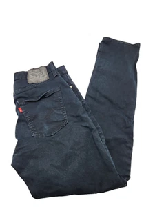 Levi's 511 Jeans Men 32x32 Black Slim Fit Dark Wash Western Rancher Cotton Blend - Picture 1 of 7