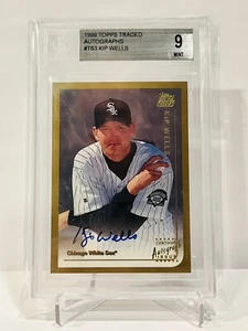 Kip Wells 1999 Topps Traded Auto Rookie Auto RC #T63 BGS 9 Mint White Sox - Picture 1 of 3