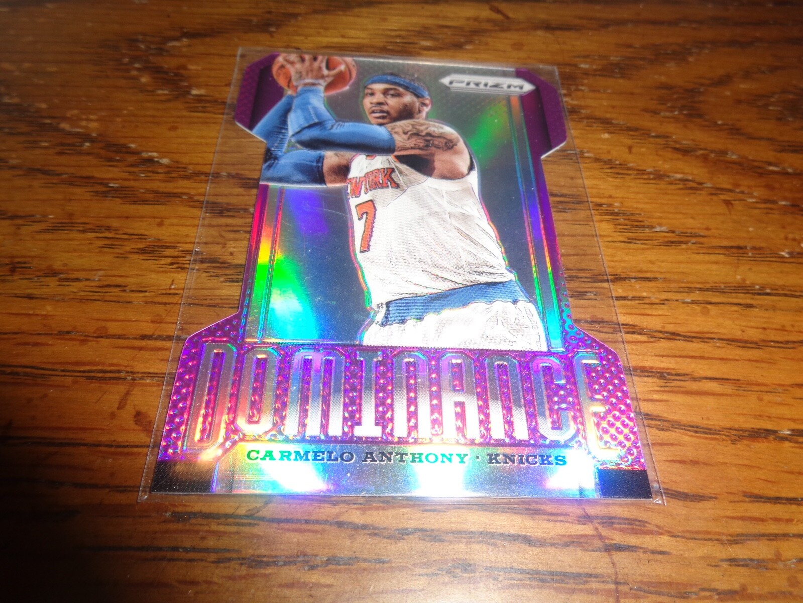 Carmelo Anthony 2013-14 Panini Prizm PURPLE REFRACTOR DIE-CUT SSP/49! RARE! $$$