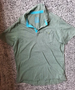 Under Armour Men's Large L HeatGear Short Sleeve Active Shirt Green - Picture 1 of 4