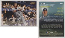 2016 Topps Stadium Club Gold Foil Alex Rodriguez #161
