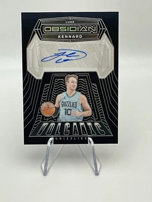2023-24 Panini Obsidian Silver Holo Volcanic Auto Luke Kennard #43/99 VS-KEN - Image 1 of 2