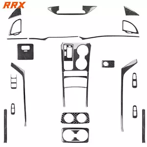 32 kits de fibra de carbono real cubierta de acabado interior completa para Kia Stinger 2018-2023 - Imagen 1 de 17