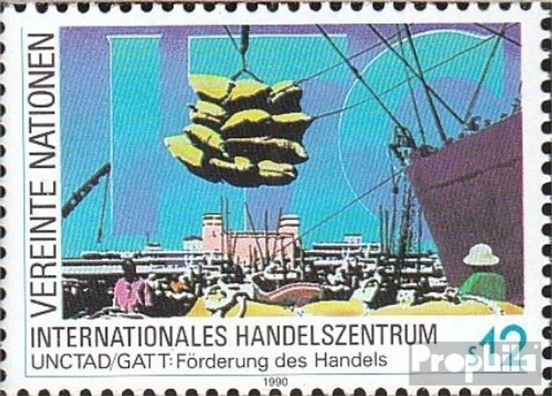 Naciones Unidas - Viena 98 sobres primer día 1990 Trading Center - Imagen 1 de 1