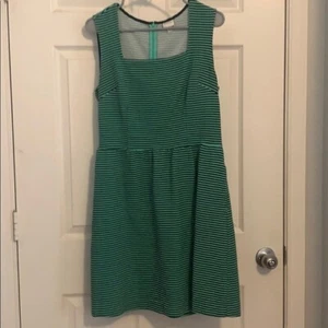 Merona green and black sleeveless dress-large - Picture 1 of 8