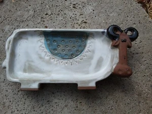 Vintage Keramik Yak Seifenschale Japan Tier Deko Sammlerstück Badezimmer waschen - Bild 1 von 2