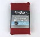 Better Homes & Gardens King Size Performance Pillowcase Set - Rusty Brick