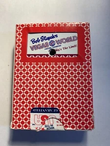 Bob Stupak's Vegas World Casino Playing Cards Las Vegas Nevada - Imagen 1 de 5
