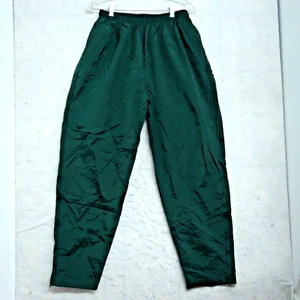 Champion Activewear Pant Boys Teen L Black Elastic Waist Ankle Zip 100% Nylon - Picture 1 of 11