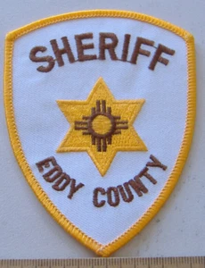 EDDY COUNTY SHERIFF NEW MEXICO FABRIC PATCH - Photo 1/1