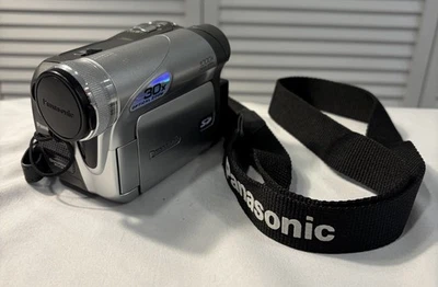 Panasonic PV-GS34 MiniDV Mini DV Camcorder With Strap New Battery Tested Works! - Image 1 of 4