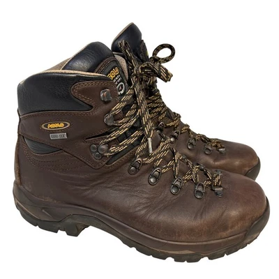 ASOLO Men's Brown Leather Gore-Tex Hiking Boots Mountaineering Trekking 11 - Image 1 of 4