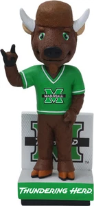 Marco der Bison Marshall donnernde Herde Maskottchen Wackelkopf NCAA College - Bild 1 von 1