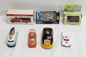 Konvolut 7 Druckguss Metall Autos, LKWs und Vans Kinder Spielzeug Sammlerstück - Bild 1 von 8