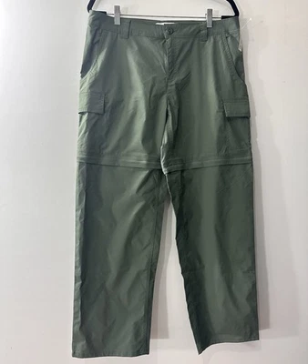 Pantalones cargo Amazon Essentials para mujer talla 14 verdes con cremallera al aire libre senderismo bolsillos Foto 1 de 4