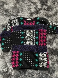 Maglione donna Stefano World Wide vintage taglia M multicolore  - Foto 1 di 3