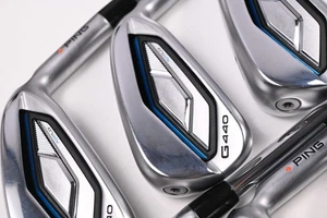 Ping G440 Irons / 5-PW / Orange Dot / Stiff Flex Dynamic Gold Mid 100 S300 - Picture 1 of 7