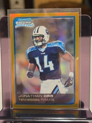 2006 Bowman Chrome Gold Refractors #9 Jonathan Orr Rc #'d 32/50 - Image 1 of 2