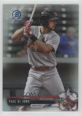 2017 Bowman Chrome Prospects Refractor /499 Paul DeJong De Jong #BCP26 Rookie RC - Image 1 of 2