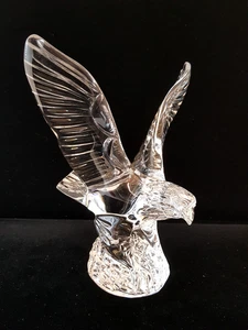 Waterford lead crystal eagle flying 7" tall figurine - Picture 1 of 9