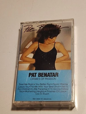 Pat Benatar Crimes of Passion Cassette Tape  1980 Chrysalis F4 21275 - Image 1 of 4