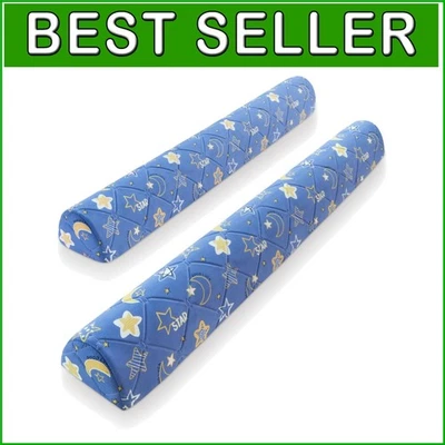 Parachoques de cama de espuma antideslizante premium para niños pequeños - Solución de seguridad apta para viajar Foto 1 de 4