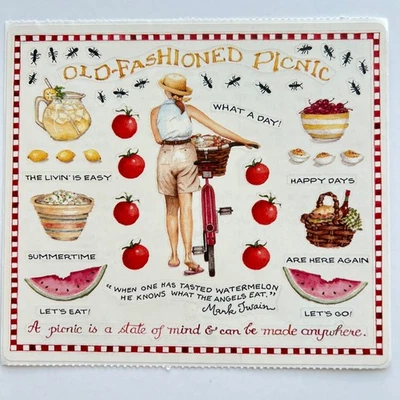 🍉PEGATINAS VINTAGE AÑOS 90 Verano SUSAN RAMA limonada hormigas bicicleta flor picnic Foto 1 de 4