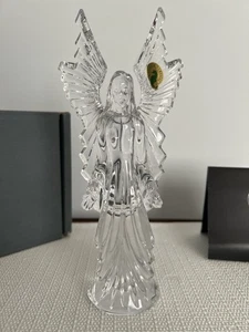 WATERFORD SCHÖNE KRIPPE KRISTALL ENGEL DES LICHTSKULPTUR ORNAMENT NEUWERTIG IN VERPACKUNG - Bild 1 von 9