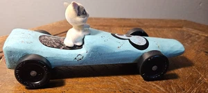 Pinewood Derby blau Rennwagen - wiederverwendbar/umlackierbar - Bild 1 von 4
