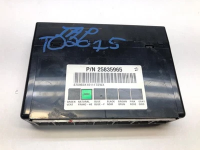 Módulo de control de carrocería Chevy Silverado 1500 2007-2011 debe coincidir con identificación OEM 25835965 Foto 1 de 4