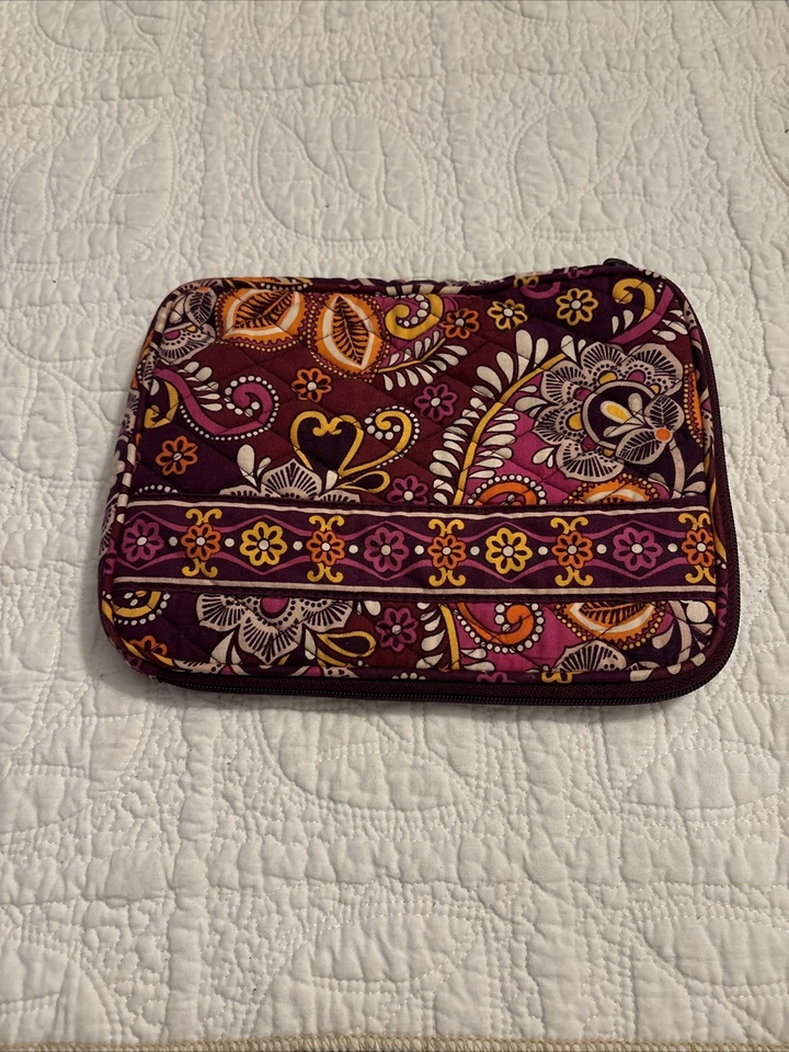 Vera Bradley Tablet Cover Case Quilted Ipad Sleeve 9x7 Safari Sunset Retired - Image 1 of 4