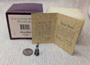 Nuevo de Lote Antiguo WDCC Lugares Encantados Miniatura Años 90 Briar Rose Bella Durmiente 5/8" 250717G - Imagen 1 de 5