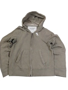 Chaqueta con Capucha Vintage Abercrombie & Fitch Ajuste Muscular Hombres Cremallera Completa Talla Grande Y2K - Imagen 1 de 6