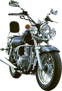 Paramotore Spaan acciaio cromato Ø 25mm specifico Suzuki Marauder 250 (GZ250) - Picture 1 of 1