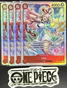 4x One Piece ST23-001 SR Uta - Inglés - Lámina - Juego - TCG - CASI NUEVO/M - Imagen 1 de 1