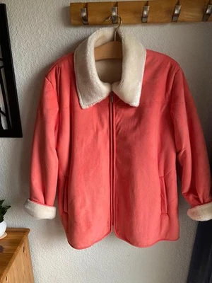 Damenoutdoorjacke mit Teddyfutter Gr. XL Denim & Co - Bild 1 von 3