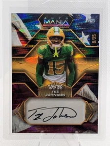 Wildcard 2024 Tez Johnson automático #/25 onda - Imagen 1 de 2